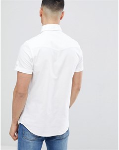 Белая рубашка с короткими рукавами Jimmy Travel Luke sport