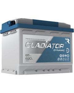 Автомобильный аккумулятор 65 Ач обратная полярность L2 Gladiator