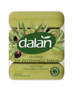 Мыло Traditional Оливковое масло 4шт 70г Dalan
