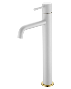 Смеситель для раковины Uno 462-WG белый, золото Boheme