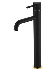 Смеситель для раковины Uno 462-BG черный, золото Boheme