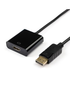 Переходник адаптер DisplayPort 20M HDMI 19F 10 см черный AT6852 AT6852 Atcom