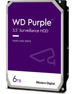Жесткий диск HDD 6Tb Purple 3 5 5400rpm 128Mb SATA3 WD62PURX Western digital