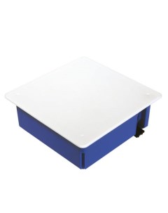 Коробка распределительная квадратная 10 3 см x 10 3 см глубина 4 7 см скрытый монтаж IP30 с крышкой  Промрукав