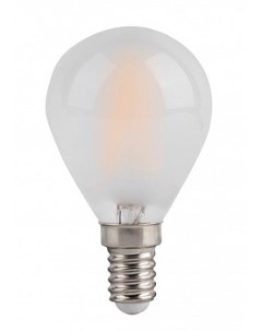 Лампа светодиодная E14 шар G45 5 5Вт 2700K теплый свет 450лм филаментная BK 14W5G45 матовая standard Bk-люкс