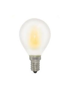 Лампа светодиодная E14 шар G45 7Вт 3000K теплый свет 750лм филаментная BK 14W7G45 Frosted Bk-люкс