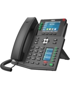VoIP телефон X5U 16 SIP аккаунтов монохромный дисплей PoE черный X5UB Fanvil