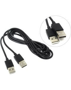 Кабель USB 2 0 Am USB 2 0 Am 1 8м черный EX284930RUS Exegate