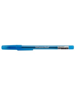 Ручка шариковая Ball Pen Round синие чернила пластик колпачок 1465254 Silwerhof