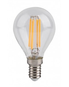 Лампа светодиодная E14 шар G45 5 5Вт 2700K теплый свет 500лм филаментная BK 14W5G45 standard Bk-люкс