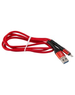 Кабель USB Lightning 8 pin 3A 1м красный УТ000024539 Mobility