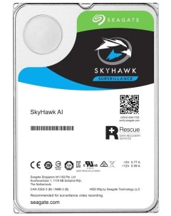 Жесткий диск HDD 10Tb SkyHawk AI 3 5 7200rpm 256Mb SATA3 ST10000VE001 Seagate