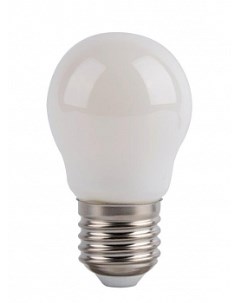 Лампа светодиодная E27 шар G45 5 5Вт 2700K теплый свет 450лм филаментная BK 27W5G45 матовая standard Bk-люкс