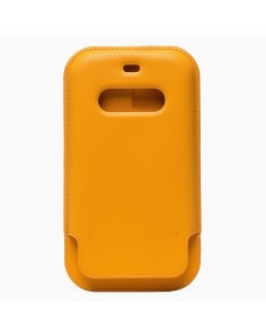 Чехол кобура для смартфона Apple iPhone 12 12 Pro кожа оранжевый золотой 129957 Msafe