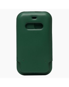 Чехол кобура для смартфона Apple iPhone 12 Pro Max кожа зеленый 129951 Msafe
