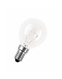 Лампа накаливания E14 шар P45 40Вт 2700K теплый свет 400лм 4008321788702 4008321788702 Osram