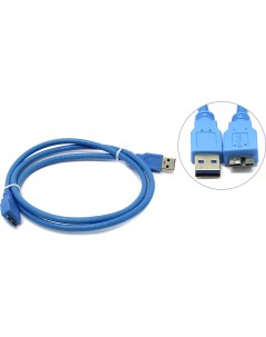 Кабель USB 3 0 A m microUSB 1m синий UC3002 010 5bites