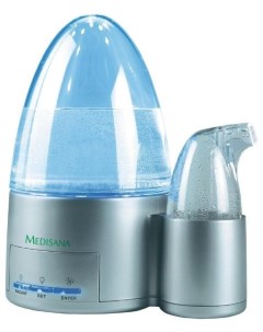 Увлажнитель воздуха ультразвуковой до 15 м ароматизация серебристый Medibreeze Medisana