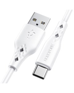 Кабель USB Type C USB 3A 1м белый BX48 Borofone