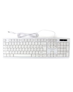 Клавиатура проводная KB 8355U мембранная USB белый Gembird
