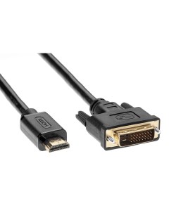 Кабель HDMI 19M DVI 25M Dual Link 5 м черный LCG135E 5M Tv-com