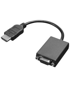 Адаптер переходник HDMI 19M VGA 15F черный 0B47069 Lenovo