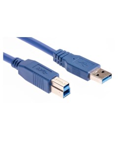 Кабель USB 3 0 Am USB 3 0 Bm 3м синий TUS7070 3M Telecom