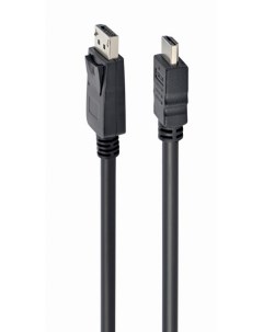 Кабель DisplayPort 20M HDMI 19M экранированный 7 5 м черный CC DP HDMI 7 5M Gembird/cablexpert