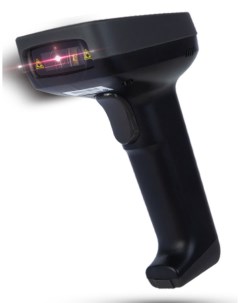 Сканер штрих кода E14953 ручной лазерный USB 1D черный E14953 Deli