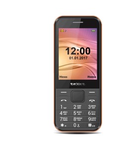 Мобильный телефон TM 302 2 8 TN 32Mb RAM 2 Sim 1000 мА ч micro USB черный Texet
