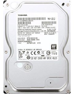 Жесткий диск HDD 1Tb 3 5 7200rpm 32Mb SATA3 DT01ACA100 Toshiba