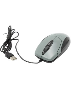 Мышь проводная 800dpi оптическая светодиодная USB серый Newsky