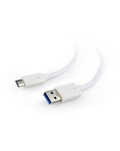 Кабель USB3 0 Am USBType C 1 8м белый CCP USB3 AMCM 6 W Gembird/cablexpert
