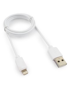 Кабель USB2 0 Am Lightning 8 pin 1m белый GCC USB2 AP2 1M W Гарнизон