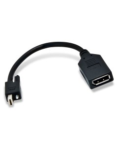 Кабель Mini DisplayPort M DisplayPort 20M 20 см черный CAB MDP DPF Matrox