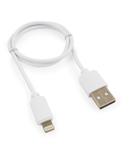 Кабель USB Lightning 8 pin 50 см белый GCC USB2 AP2 0 5M W Гарнизон