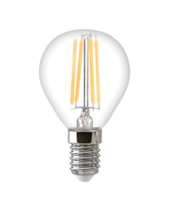 Лампа светодиодная E14 шар 9Вт 6500K холодный свет 930лм Filament TH B2337 Thomson