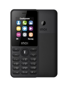 Мобильный телефон 109 1 8 128x160 TFT Spreadtrum SC6531E BT 1xCam 2 Sim 1750 мА ч micro USB черный 4 Inoi