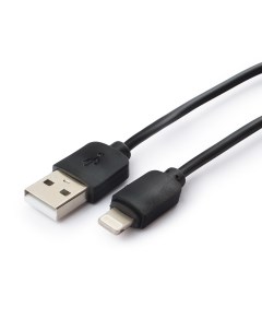 Кабель USB Lightning 8 pin 30см черный GCC USB2 AP2 0 3M Гарнизон