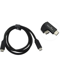Кабель USB Type C USB Type C 5A быстрая зарядка 2м черный TC420S 2M Telecom