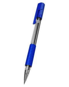 Ручка шариковая Arrow синий пластик колпачок EQ01730 Deli