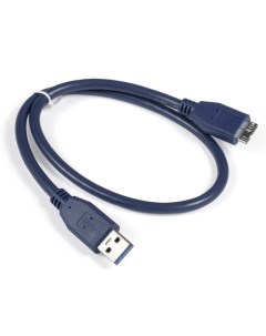 Кабель USB Micro USB 50см синий EX CC USB3 AMmicroBM9P 0 5 EX284935RUS Exegate