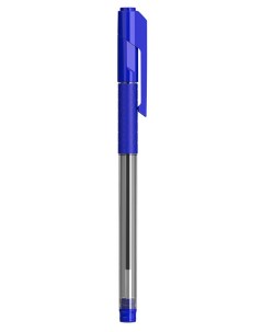 Ручка шариковая Arrow синий пластик колпачок EQ01630 Deli