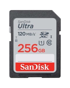 Карта памяти 256Gb SDXC Ultra Class 10 UHS I U1 Sandisk