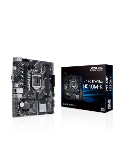 Материнская плата PRIME H510M K Socket1200 Intel H510 2xDDR4 PCI Ex16 4SATA3 7 1 ch GLAN 4 USB 3 2 V Asus