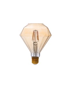Лампа светодиодная E27 бриллиант 125 4Вт 1800K теплый свет 480лм филаментная DECO FILAMENT DIAMOND A Thomson