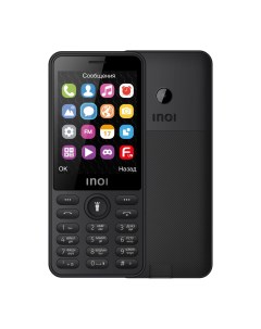 Мобильный телефон 289 2 8 320x240 Spreadtrum SC6531E BT 1xCam 2 Sim 2500mAh micro USB черный 4660042 Inoi