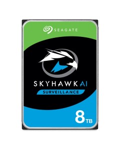 Жесткий диск HDD 8Tb SkyHawk AI 3 5 7200rpm 256Mb SATA3 ST8000VE001 Seagate
