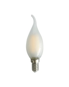 Лампа светодиодная E14 свеча на ветру 5Вт 4500K белый 515лм филаментная Filament TH B2139 Thomson
