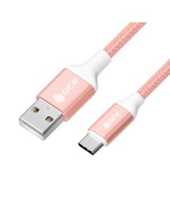 Кабель USB Type C быстрая зарядка 1м розовый GCR 52509 GCR 52509 Greenconnect